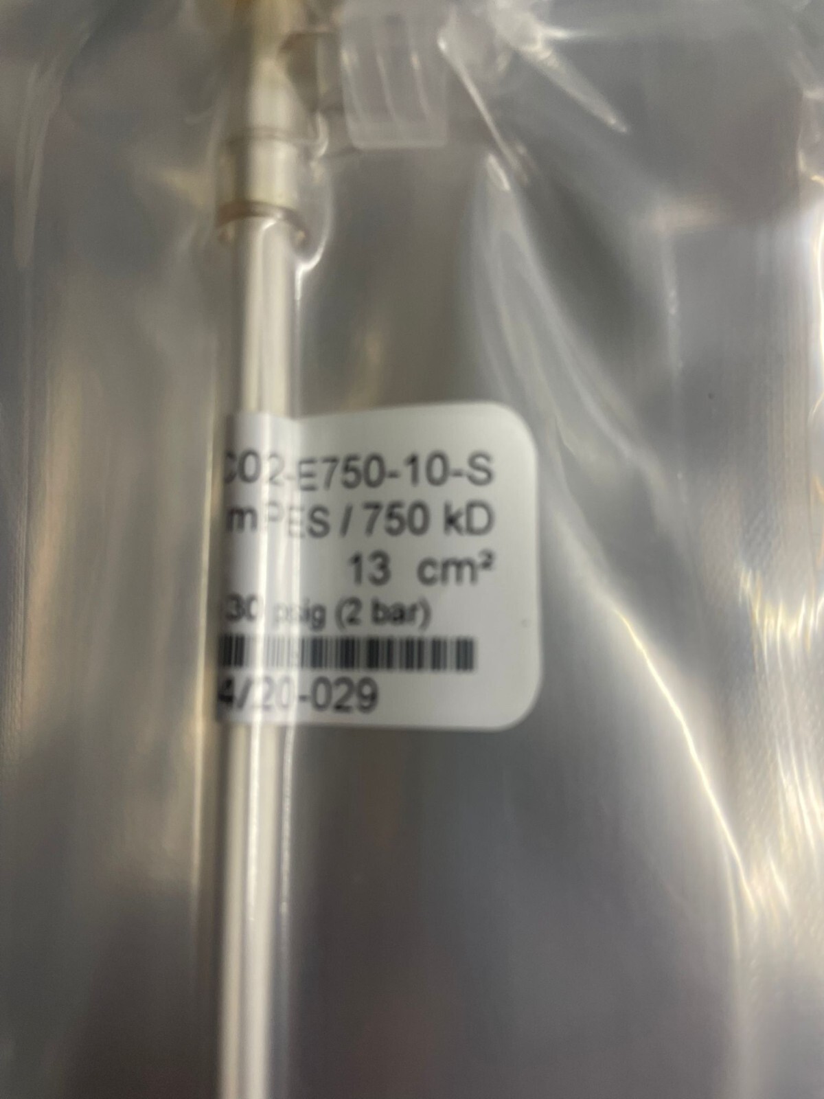LOT OF 10 MICROKROS C02-E750-10-S and lot of 10 Repligen C04-E750-05-S