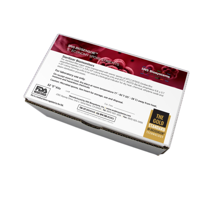 SNS Biosystems 52 x Biosensor Economy Spore Test Strips WEEKLY (1 YR ) –