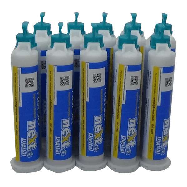 next Digital Fast Set VPS Impression Material, 50 mL, Heavy Body, 10/Pk