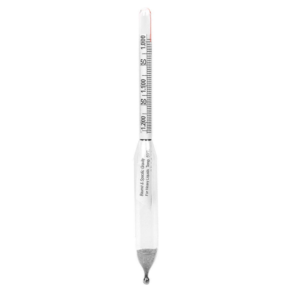 VEE GEE 6603DS-1S Hydrometer,Specific Gravity/Baume,165mmL 20KL53