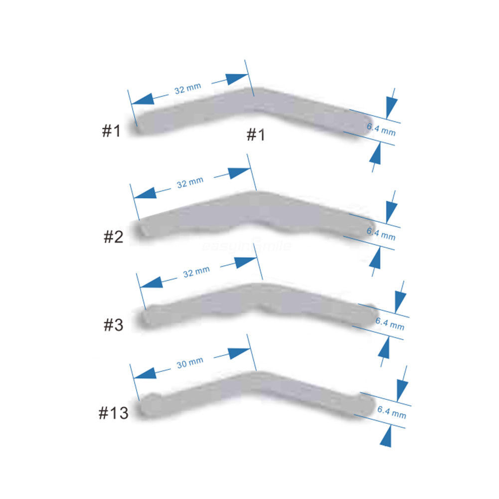 3Pks Dental Stainless Steel Matrix Bands Tofflemire Universal Bands #1#2#13
