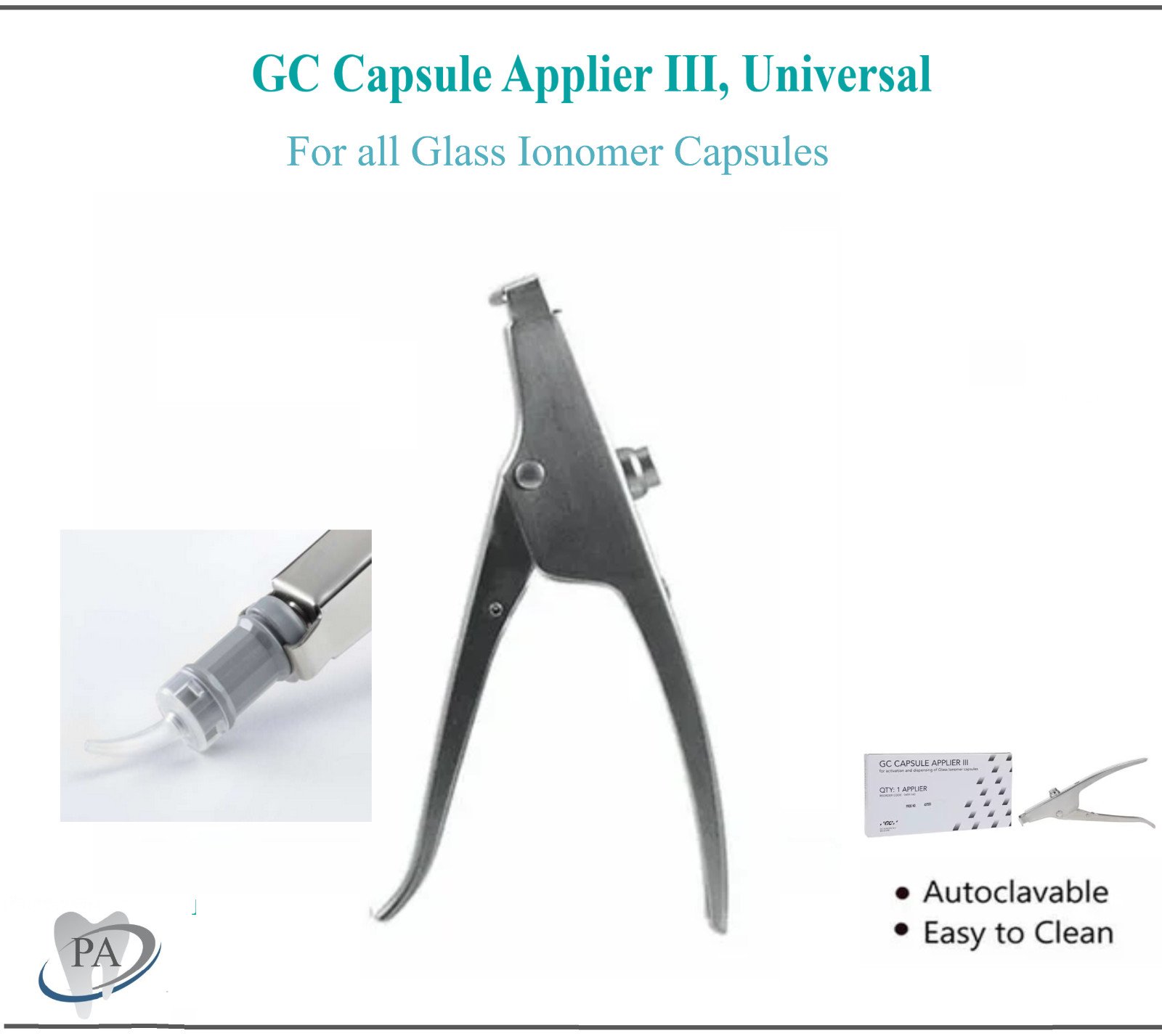 Dental Fuji Capsule Applier (For activating & dispensing encapsulated cements)