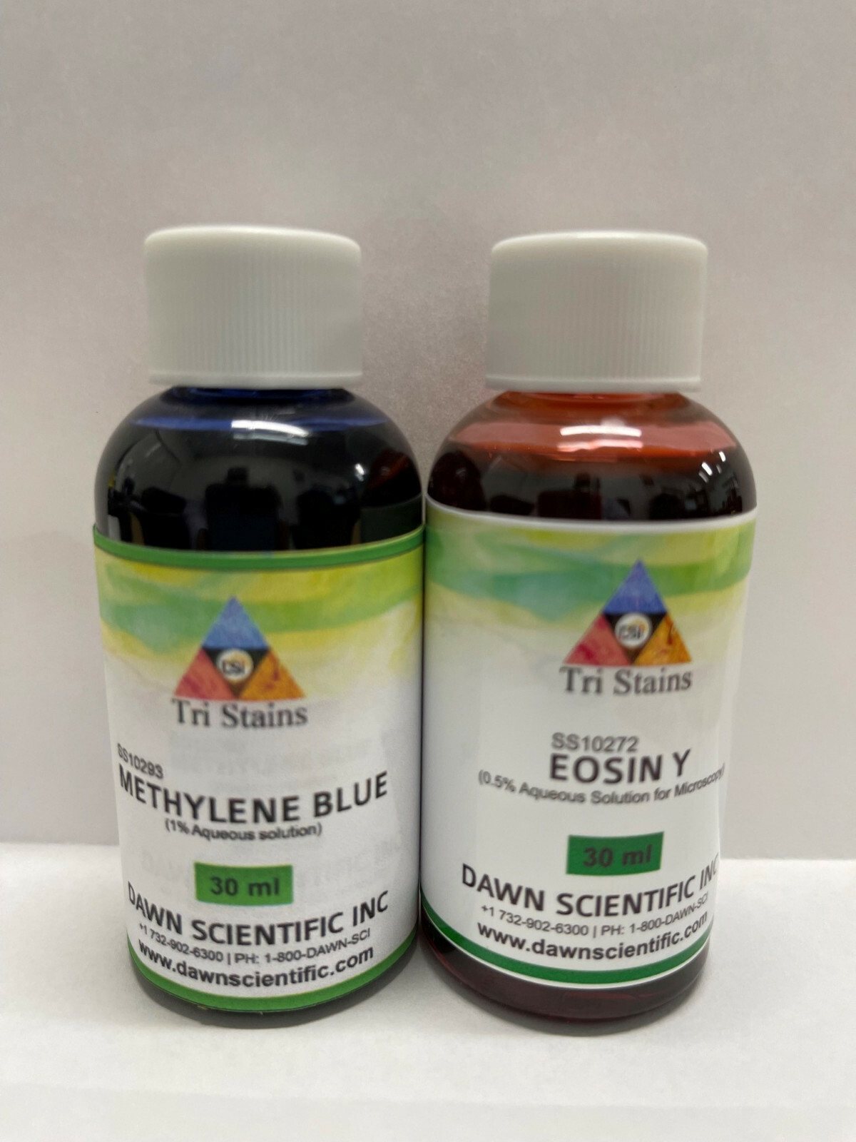 Eosin Y 0.5% (w/v) and Methylene Blue 1% (w/v) Aqueous Solution