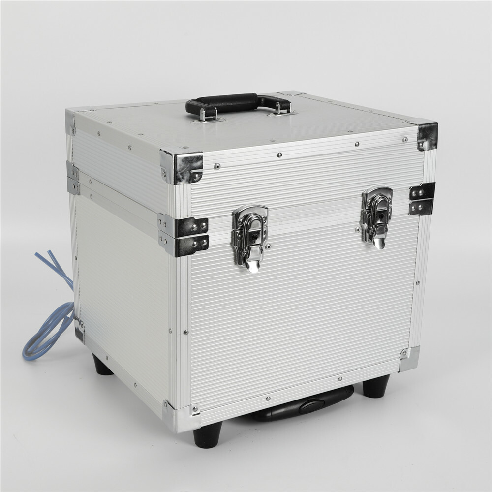 Portable Dental Delivery Unit: Rolling Box with 4 Holes Air Compressor Suction