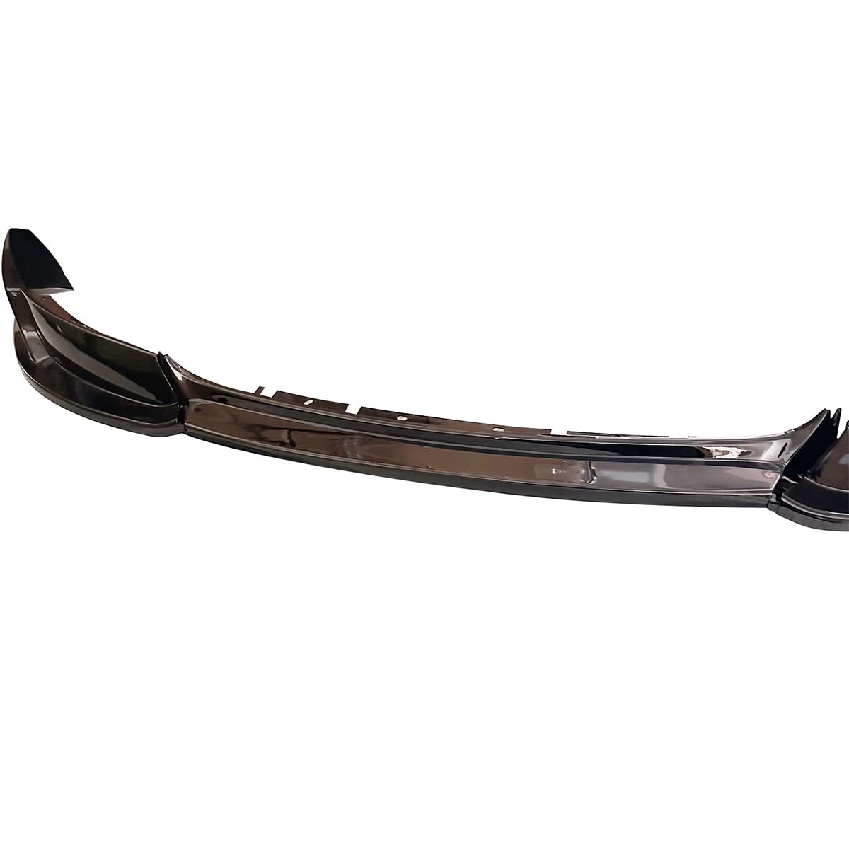 RTR Style Front Bumper Lip Splitter for 2013-2014 Mustang V6 GT Gloss Black ABS
