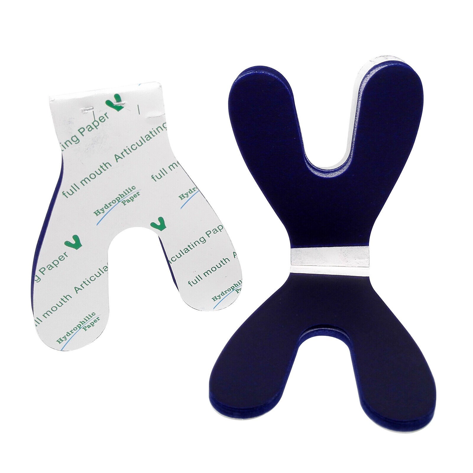 120Sheets/Box Dental Articulating Paper Horseshoe Form Thick Type 100um Red/Blue