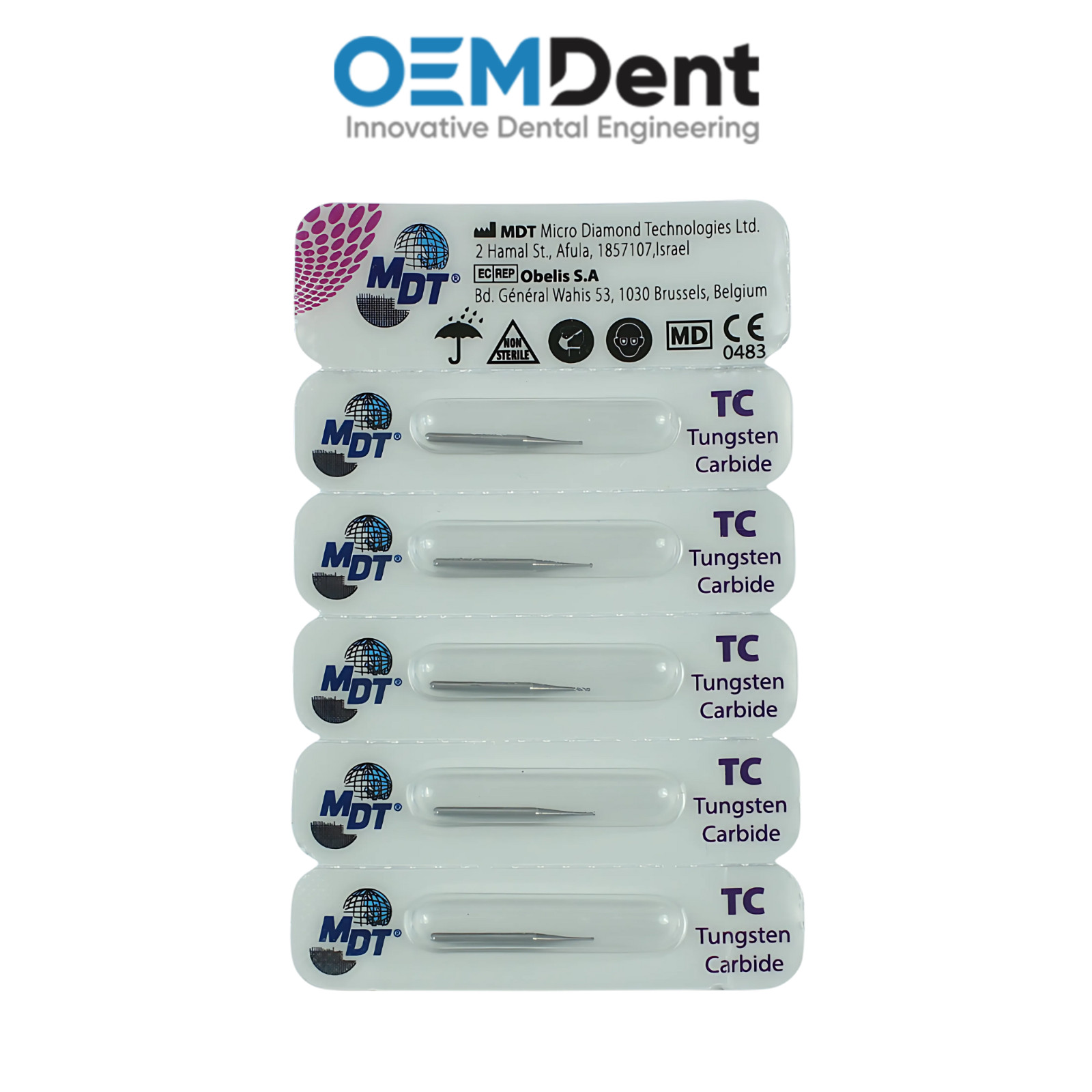 MDT Round FG Carbide Burs Creating End0 Access Points L19.0mm Restorations