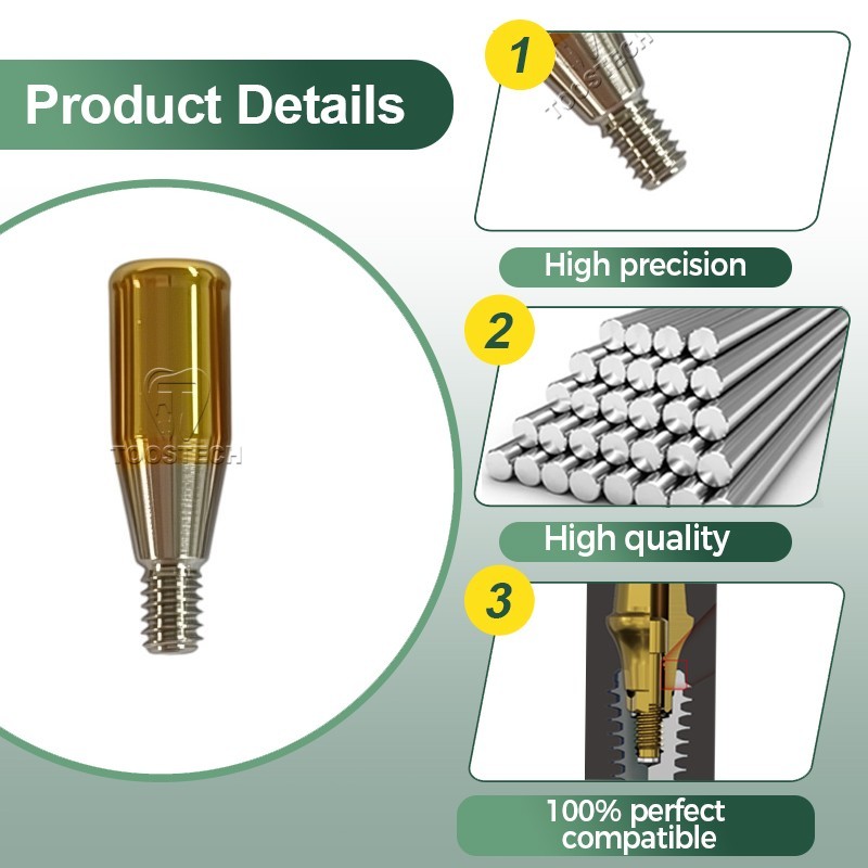 Dental Locator abutment overdenture attachment kit fits to Neobiotech D3.8mm
