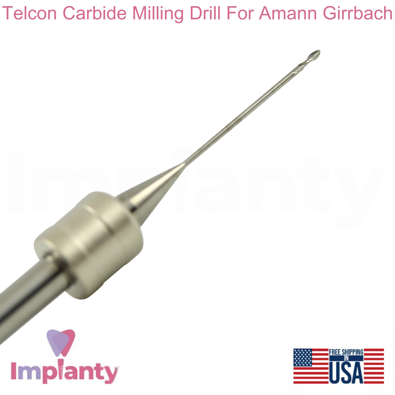 Telcon Carbide High-Precision Milling Drill For Amann Girrbach Ø3.0mm Diameter