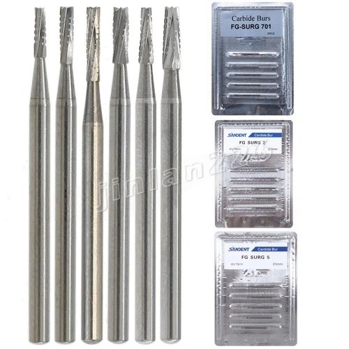 Dental Burs FG 1-10 Surgical Carbide Bur Friction Grip Round For High Speed