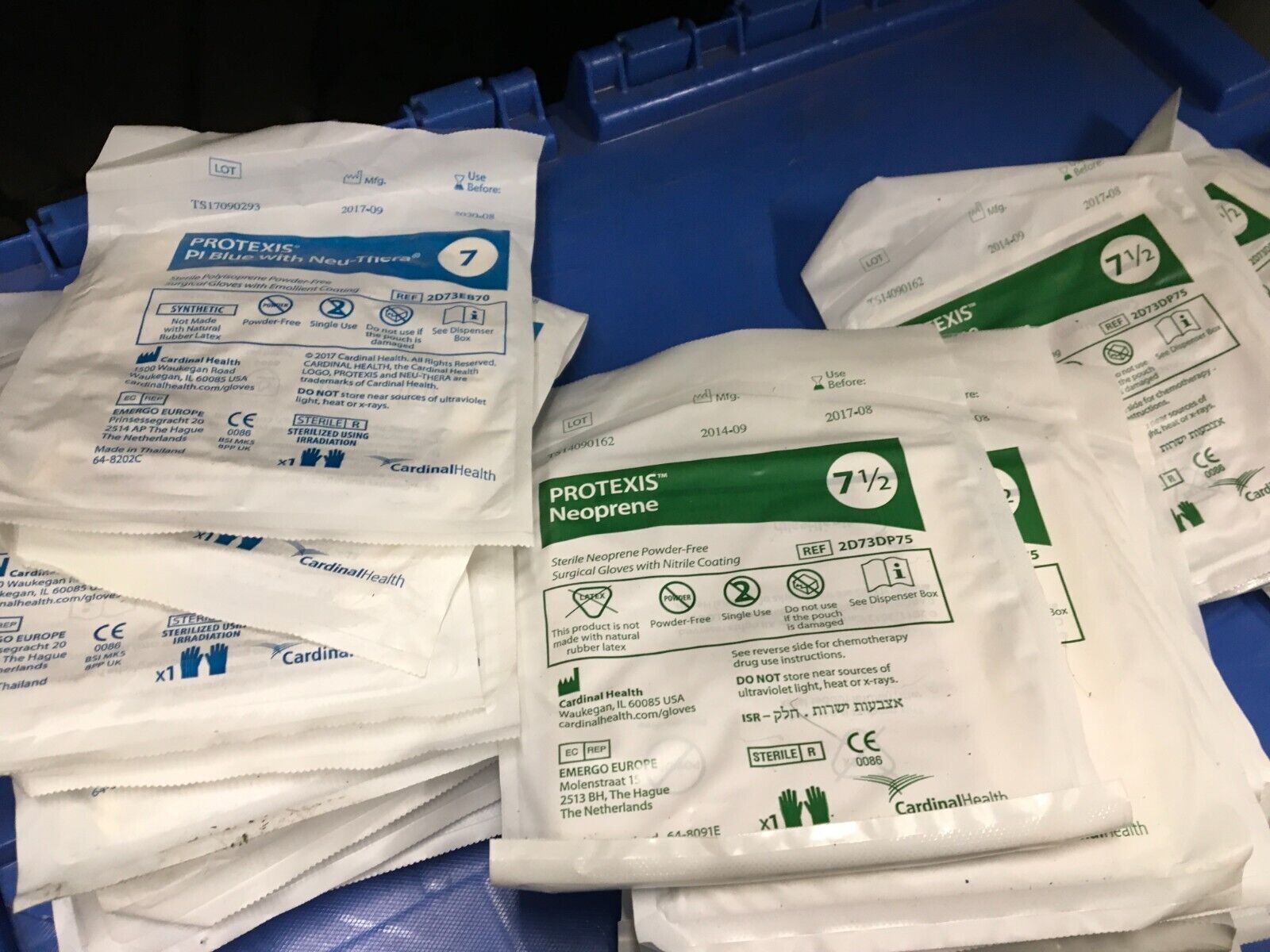 INDIVIDUALY PACKAGED SURGICAL GLOVES MANY STYLES AND SIZES