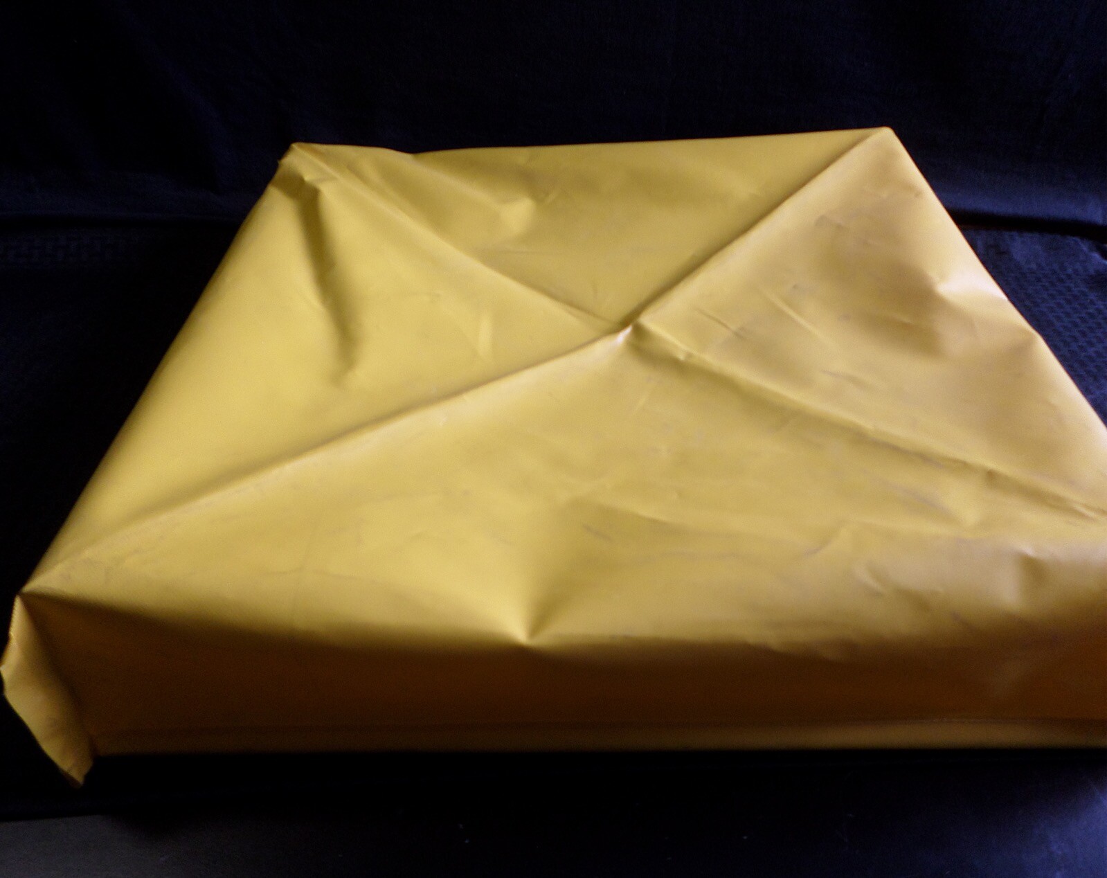 Laboratory PVC Yellow Square Canopy Cover 24″ x 24″ x 5” Folds to Triangle