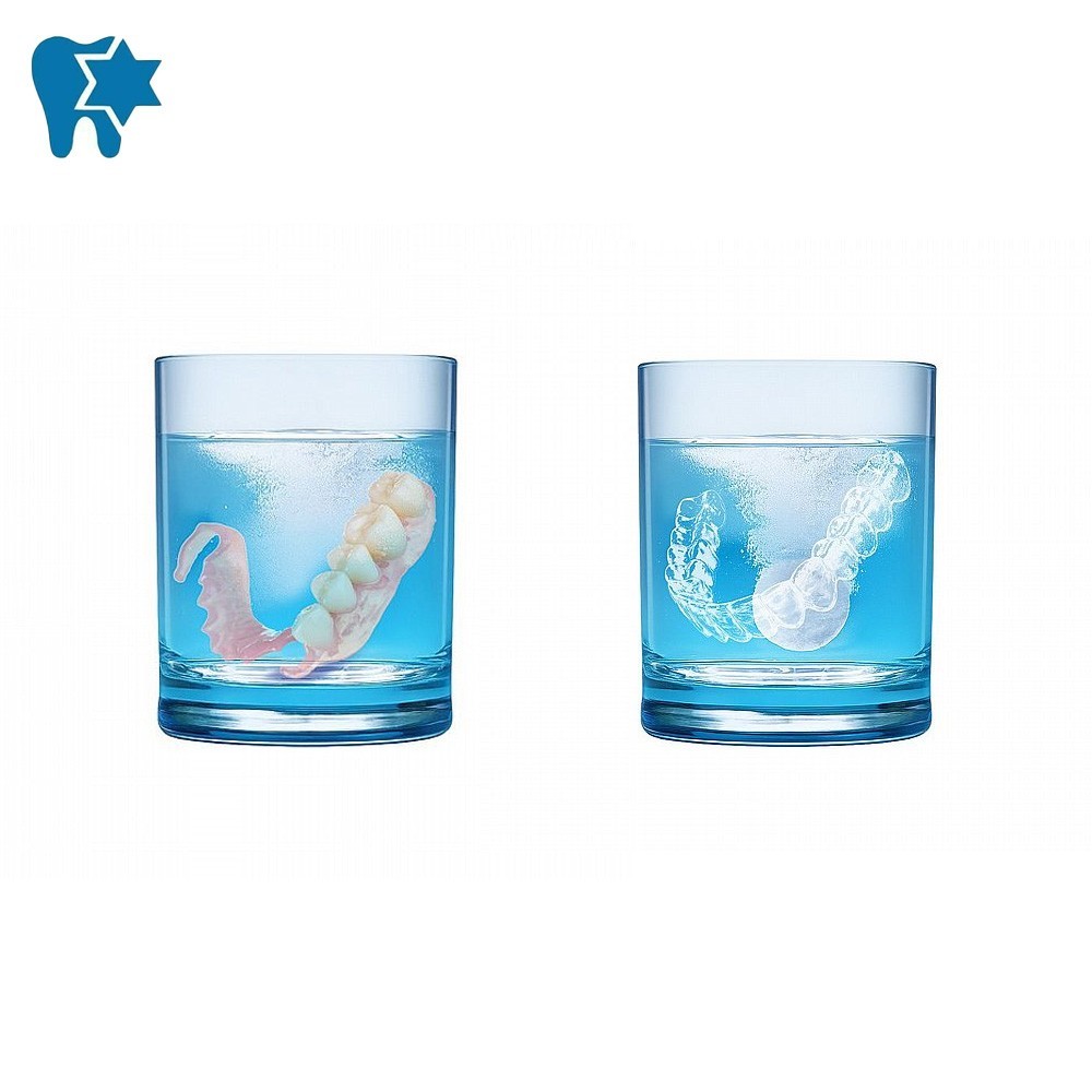 Dental Retainer Cleaner 60 Tablets Aligner Night Guard Clean Mint Daily Use