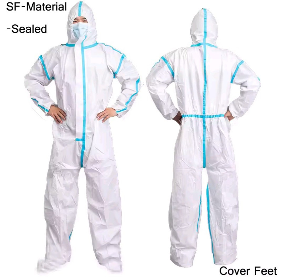Disposable Breathable/Dust proof /water and oil resistant safety clothing/garden