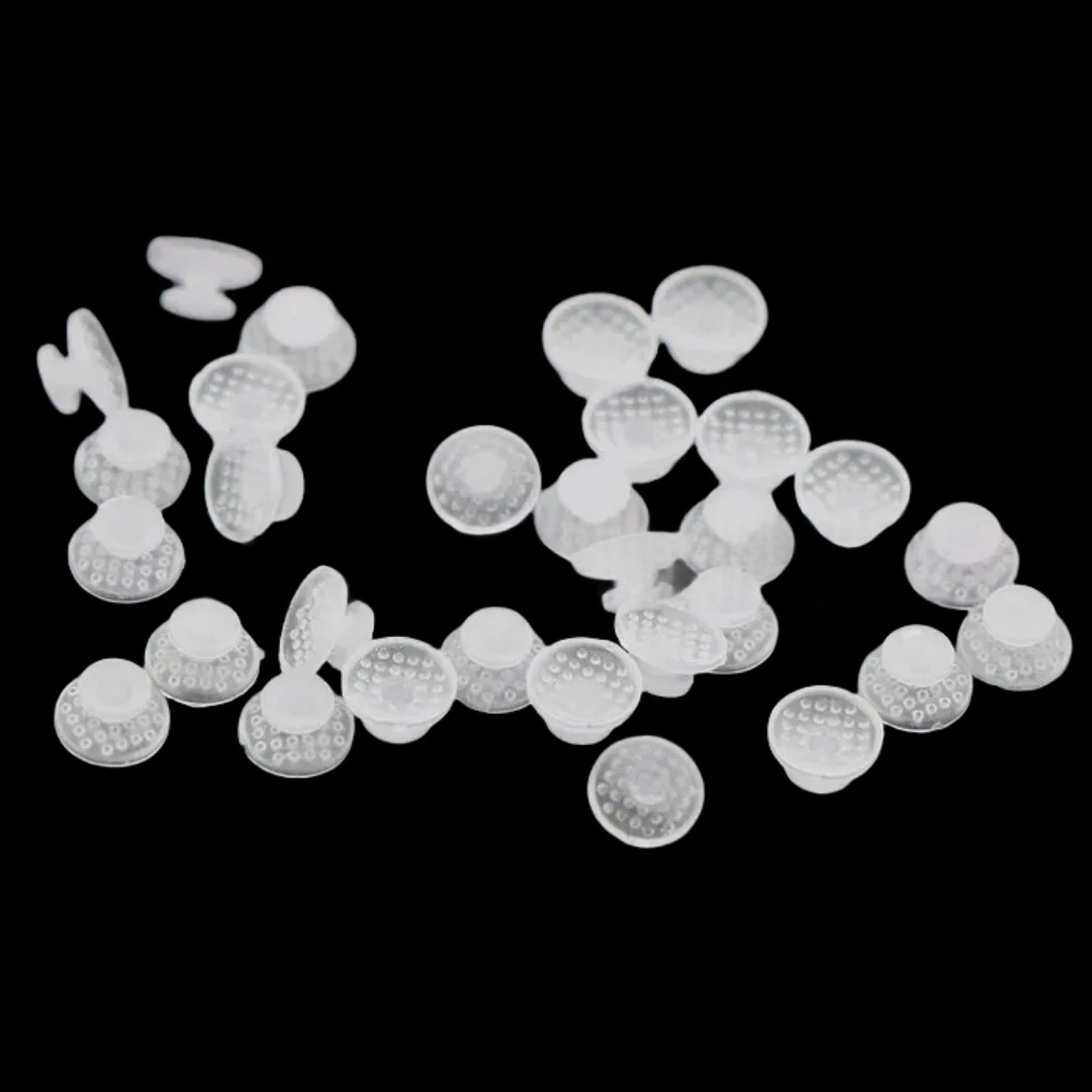 Dental Lingual Button Ceramic Clear Invisable Retainer Aligner Bondable Round
