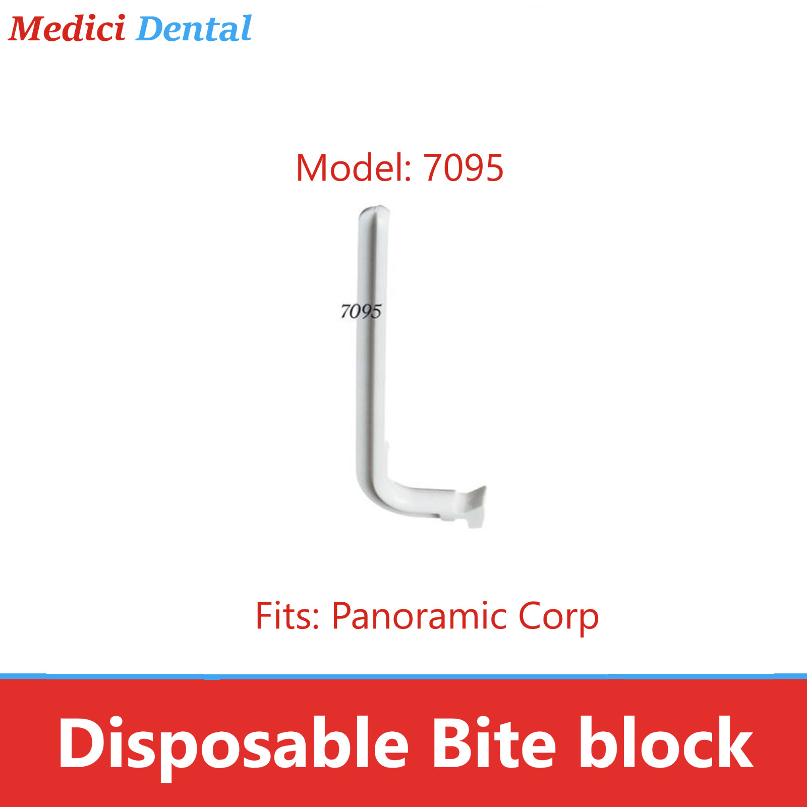 Dental X-Ray Machine Disposable Bite Blocks fits Instrumentarium, 100/Pkg, 7010