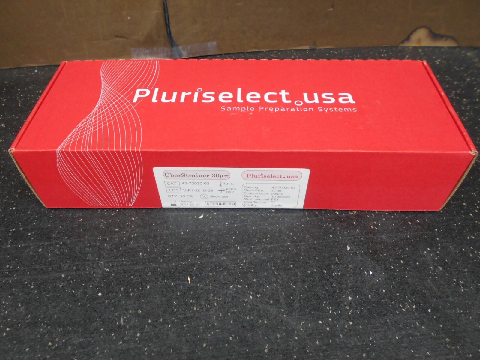 PLURISELECT 30µm UBERSTRAINER 43 70030 03 STERILE BOX OF 10