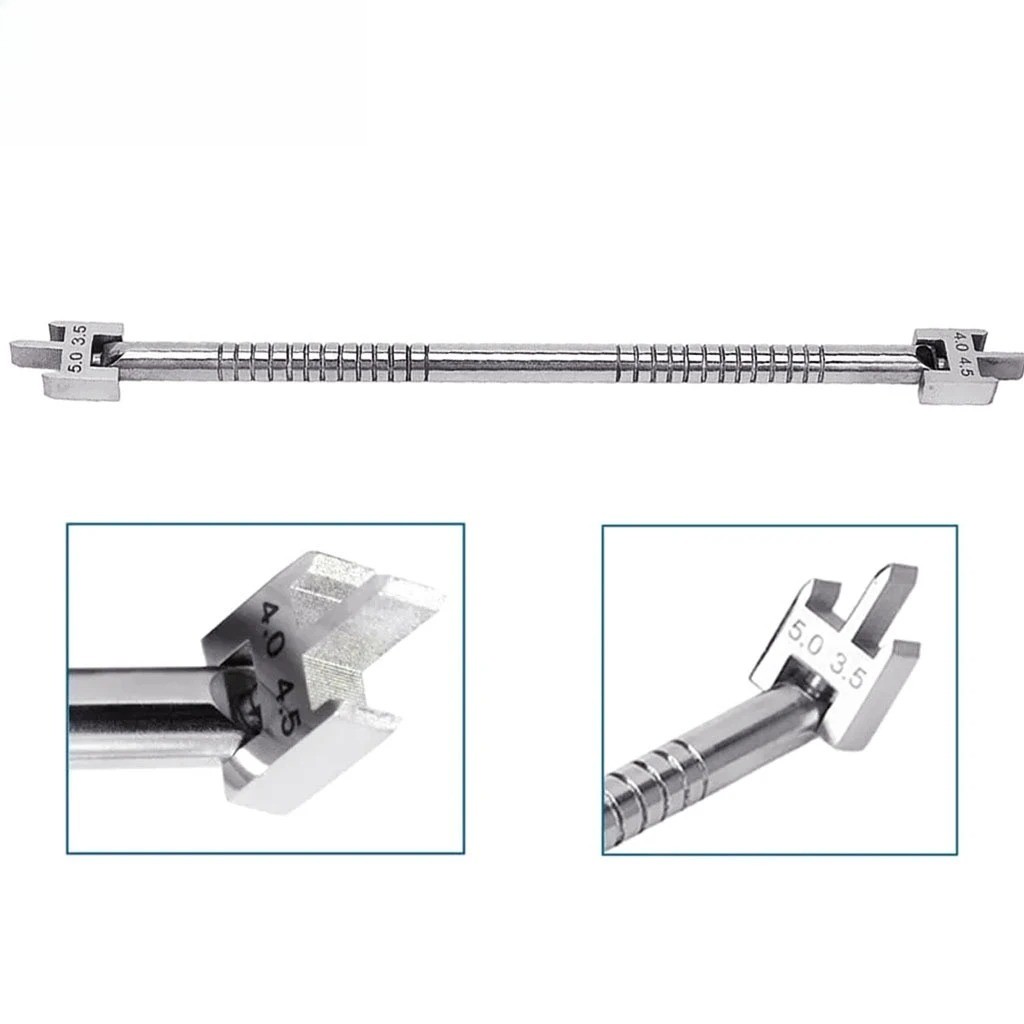 New Dental Bracket Positioning Movable Head Height Gauge Orthodontic Instruments