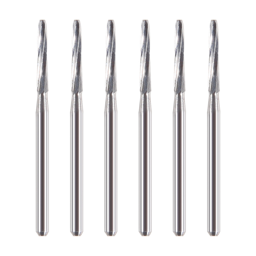 6pcs/kit Dental Tungsten carbide Bur FG Burs Zekrya Drills extraction 25mm DL