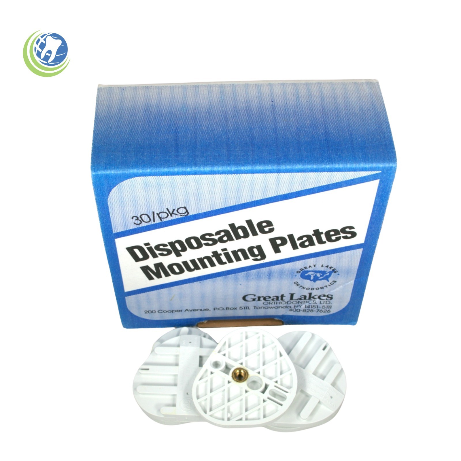 Disposable Articulator Mounting Plates (30/pkg), SAM, Stuart, Whip Mix 050-023