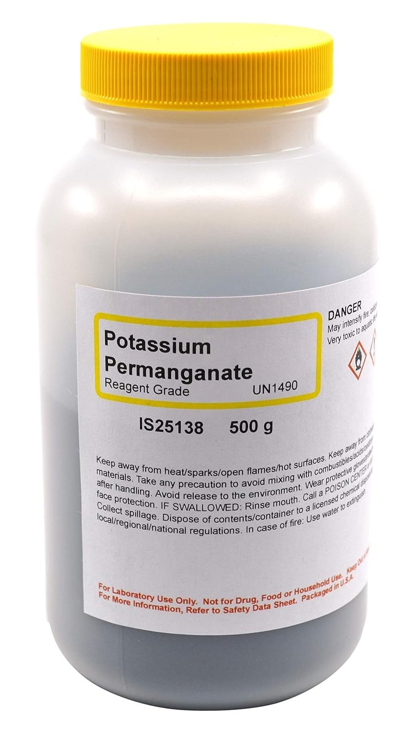 500g Potassium Permanganate Powder – Reagent Grade
