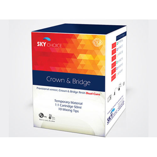Crown & Bridge Temporary A1/A2/A3.5/B1/Bleach (1/50ml & 10 Mixing Tips) USA Made