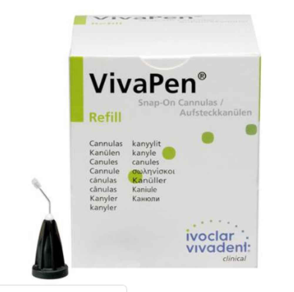 Ivoclar VivaPen SNAP ON CANNULAS Accessories For Universal Bondings 100 pcs Pack