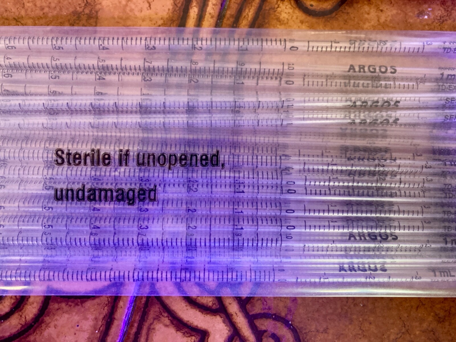 Argos Serological Pipets Polystyrene Disposable Sterile 1mL x 1/100 (275 Pcs)
