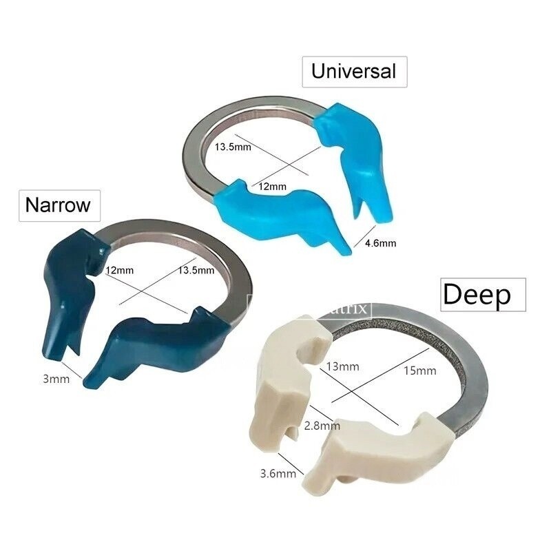Dental Matrix Bands Ring Sectional Matrice Clamp Fit Garrison Palodent V3 System