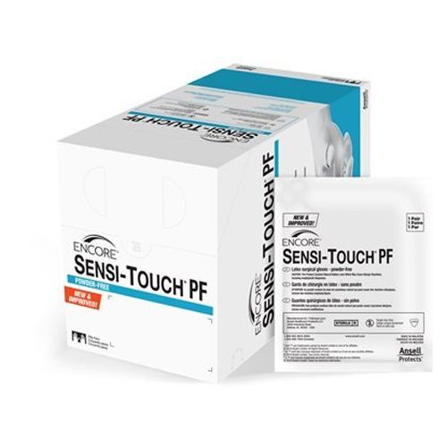 ENCORE Sensi-Touch PF Latex Surgical Gloves: Size 6.5, Sterile, Powder-Free