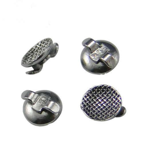 10Pc/Pack Dental with Cleat double wing Mesh Orthodontic Lingual Button Bondable