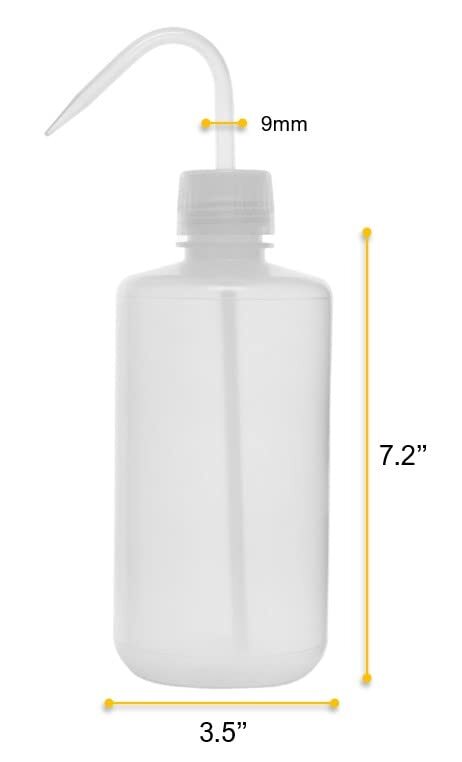 Extra Large Wash Bottle Premium LDPE Plastic 33.8oz 1000mL/1L Capacity Squeez…