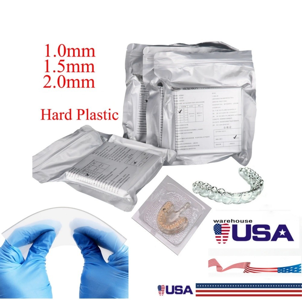 Dental Splint Thermoforming Vacuum Forming Material Hard /1.0/1.5/2.0mm