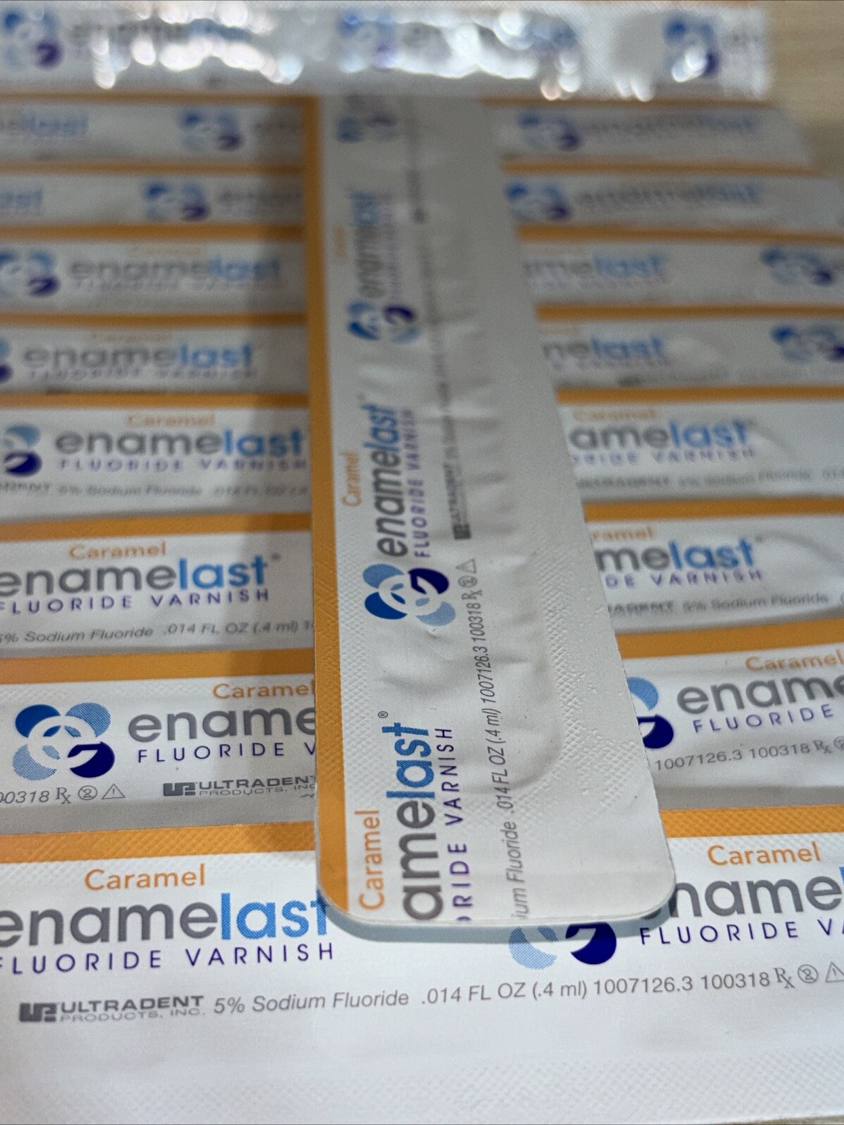 10x Lot – Enamelast Flouride Varnish Caramel
