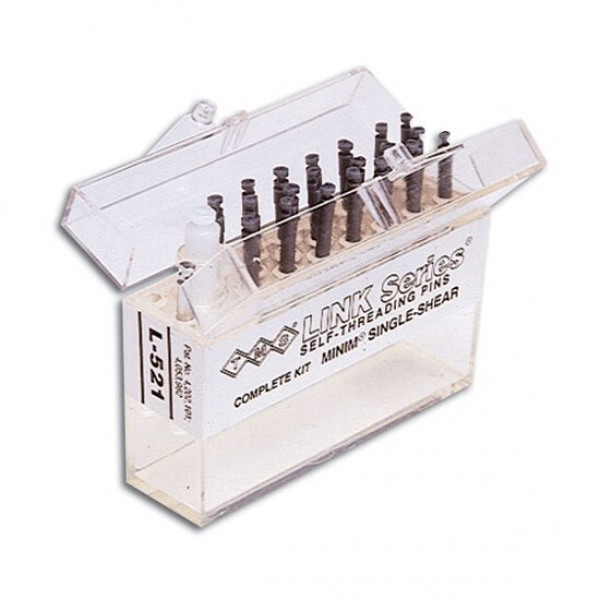 Coltene TMS LINK SERIES Bulk Kit, Minim Silver, Gold-Plated Stainless 2N1, 2x50p