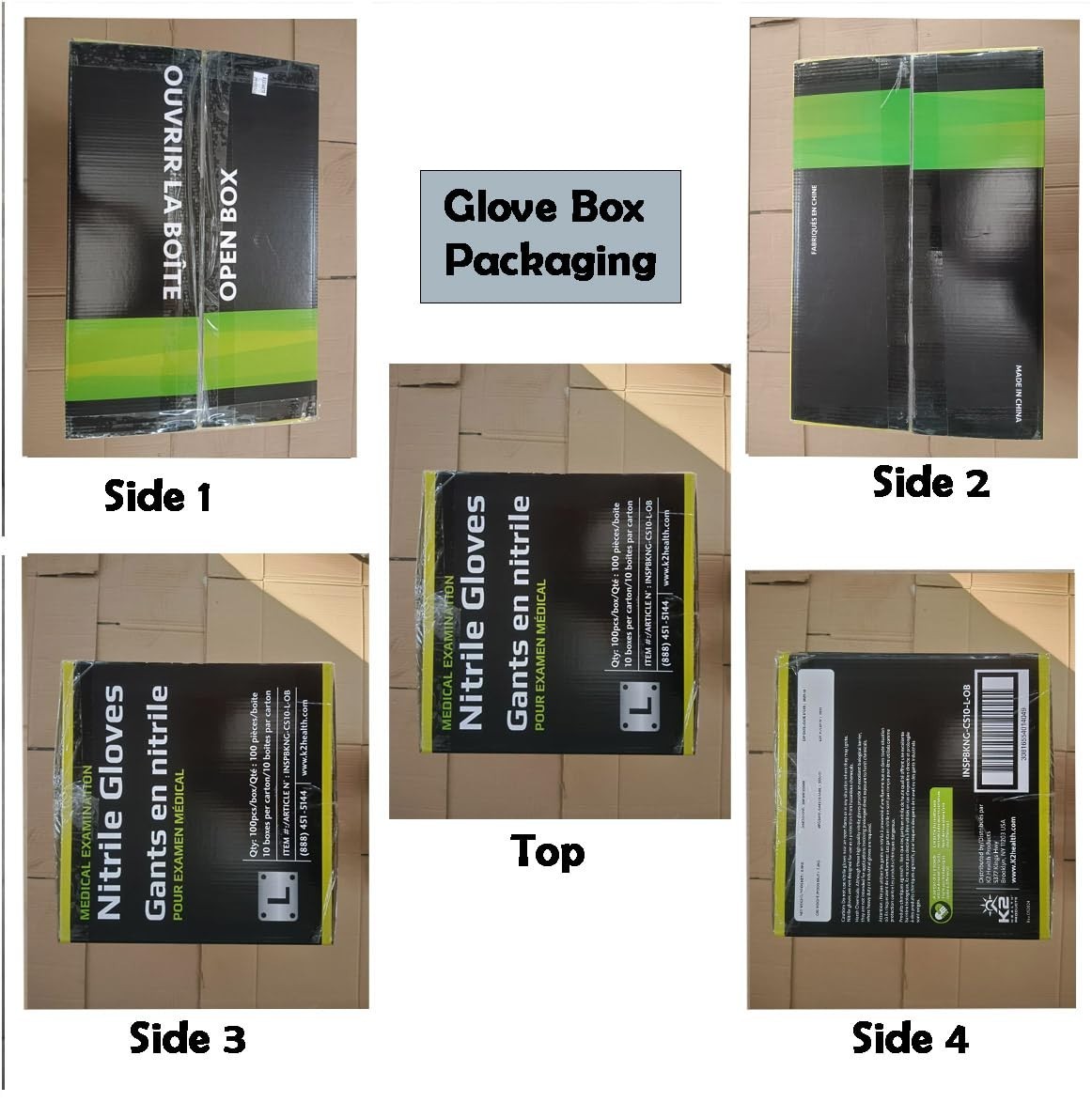 Heavy Duty Disposable Nitrile Gloves | Latex Free, 6mil Black & 8mil Orange | Fo