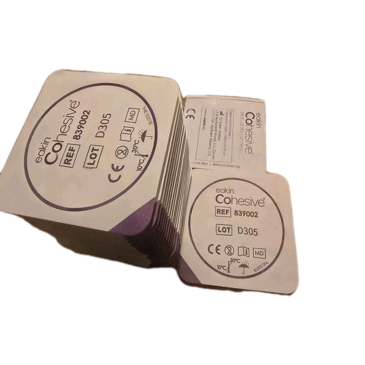 20 Convatec 839002 Eakin Cohesive Moldable Ring Seals 1⅞»
