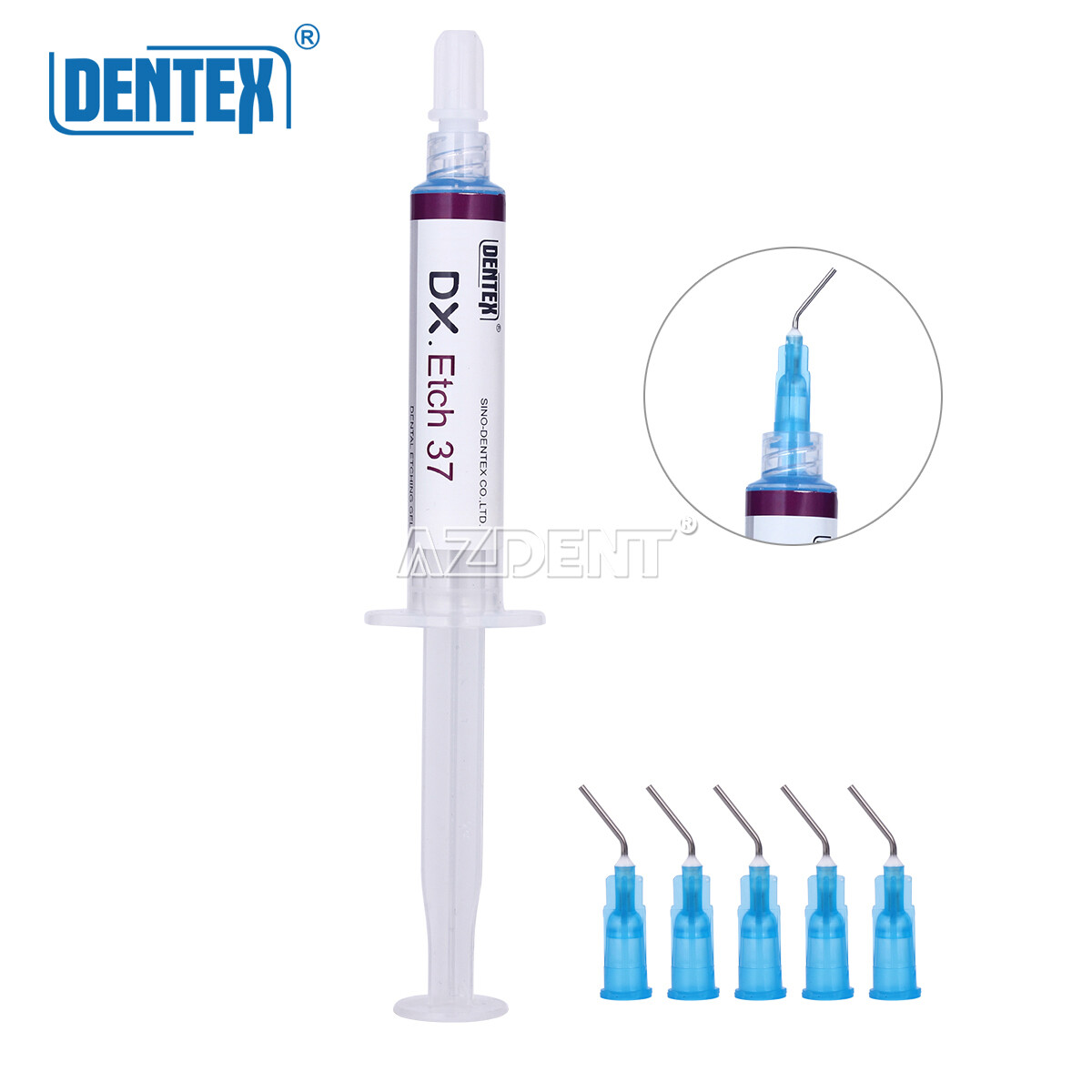 Dental Light Cure 37id Etching Gel Silica Blue Gel F Enamel&Dentin DENTEX