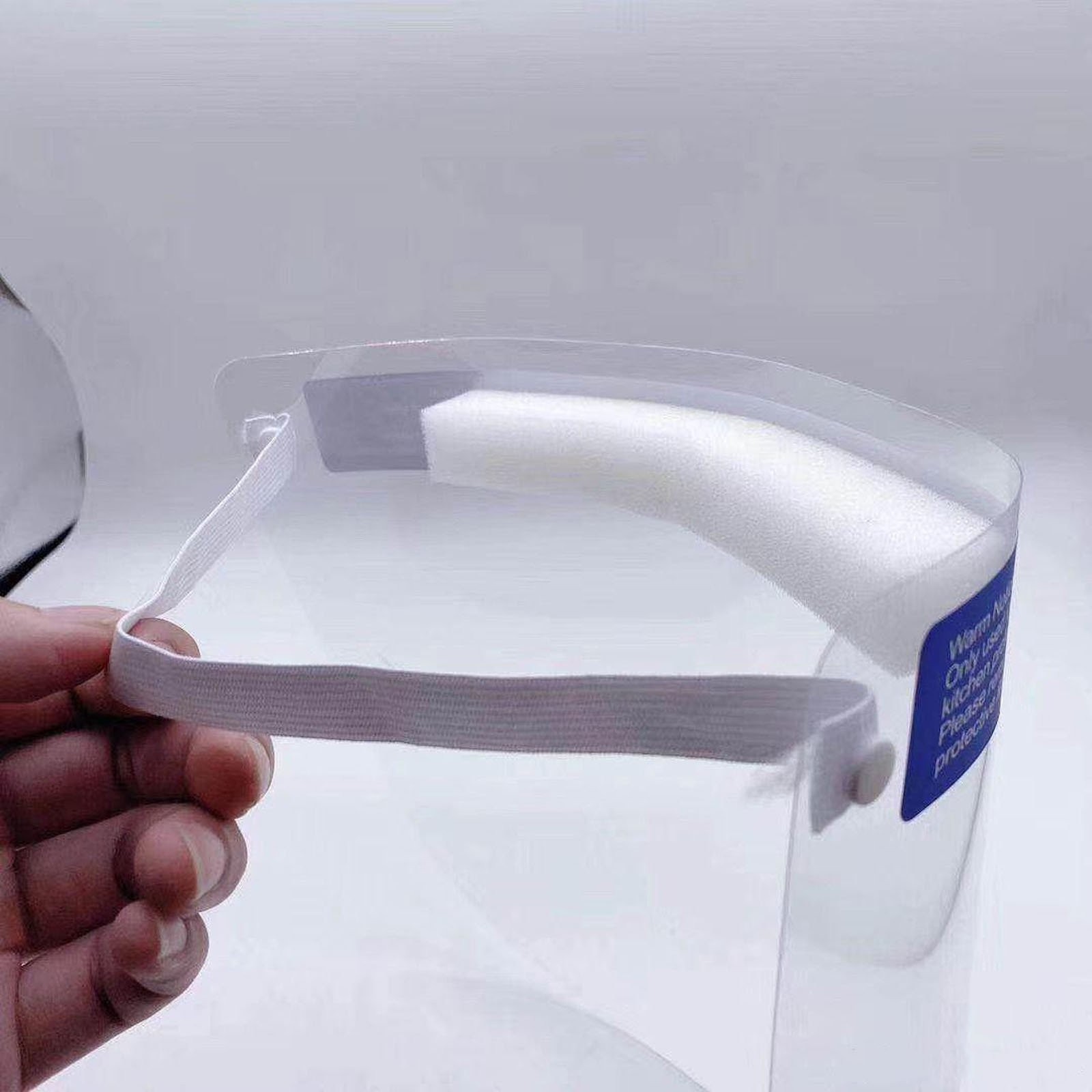 Clear Face Shield Protective Covers Elastic Band Safety Protective Equipment