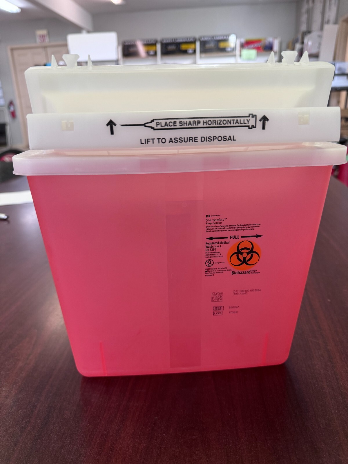 Sharps Container SharpStar 1.25 Gallon 5 Quarts In-Room Multipurpose R510- 1 OK