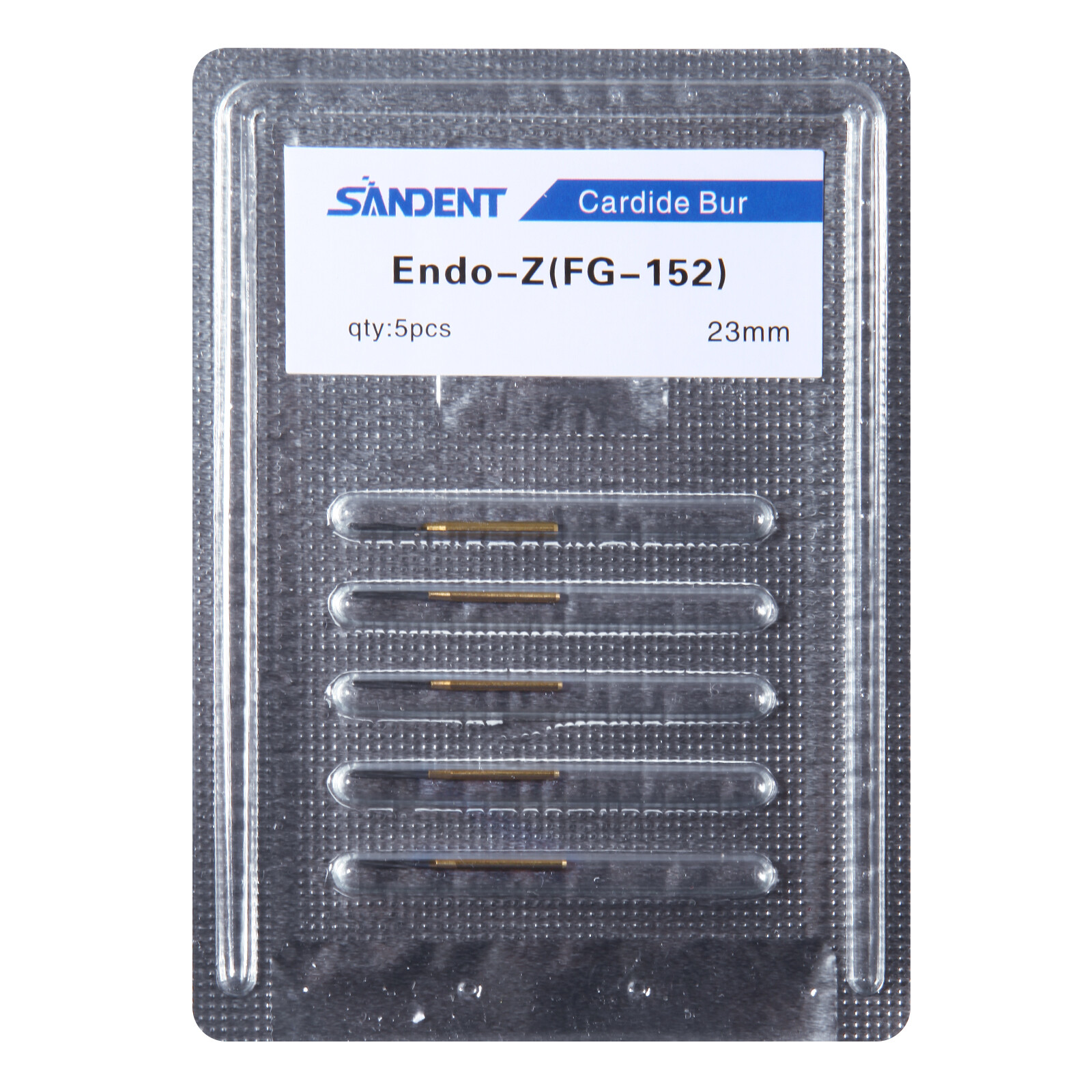 5PCS Dental Endodontic Endo-Z Tungsten Carbide FG Bur for High Speed 21MM SA