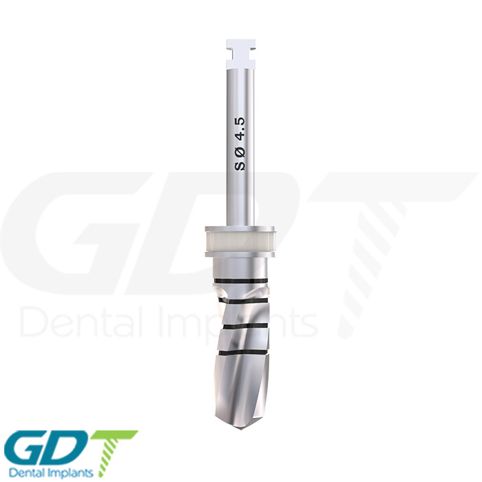 Dental Short Drill Ø4.5, External Irri gated, Implant Sur gical Tool Instrument