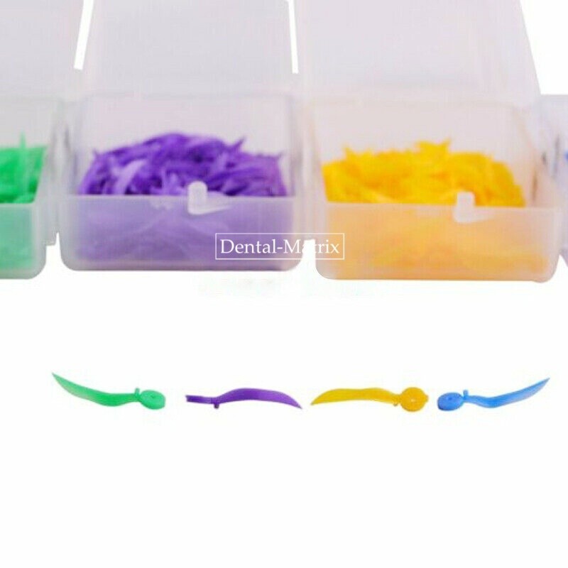 Dental Disposable Plastic Wedge Diastema Wedges Tooth Gap Arc Filling with Hole