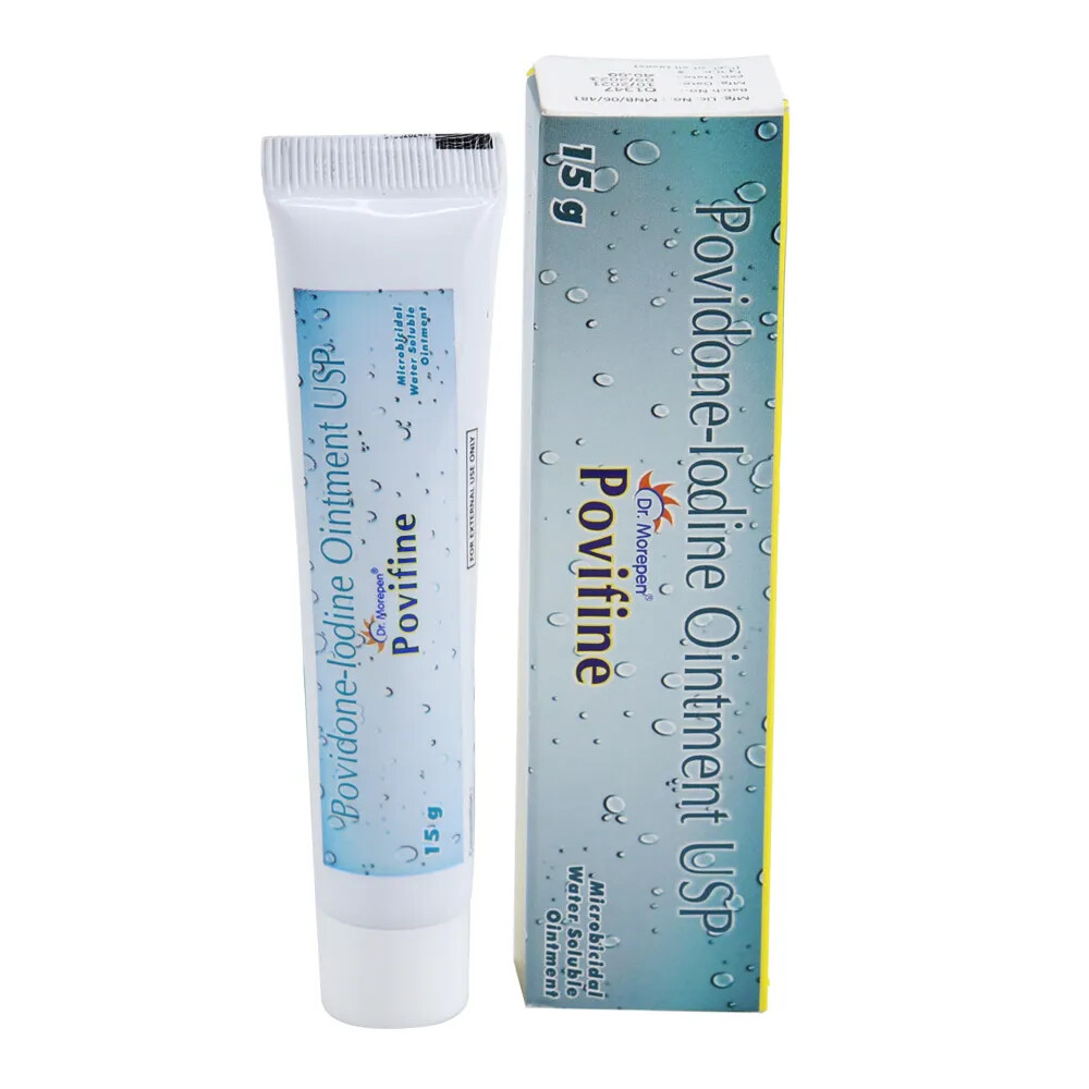 Dr. Morepen Povifine Ointment Use as directed by physician Wash the wound