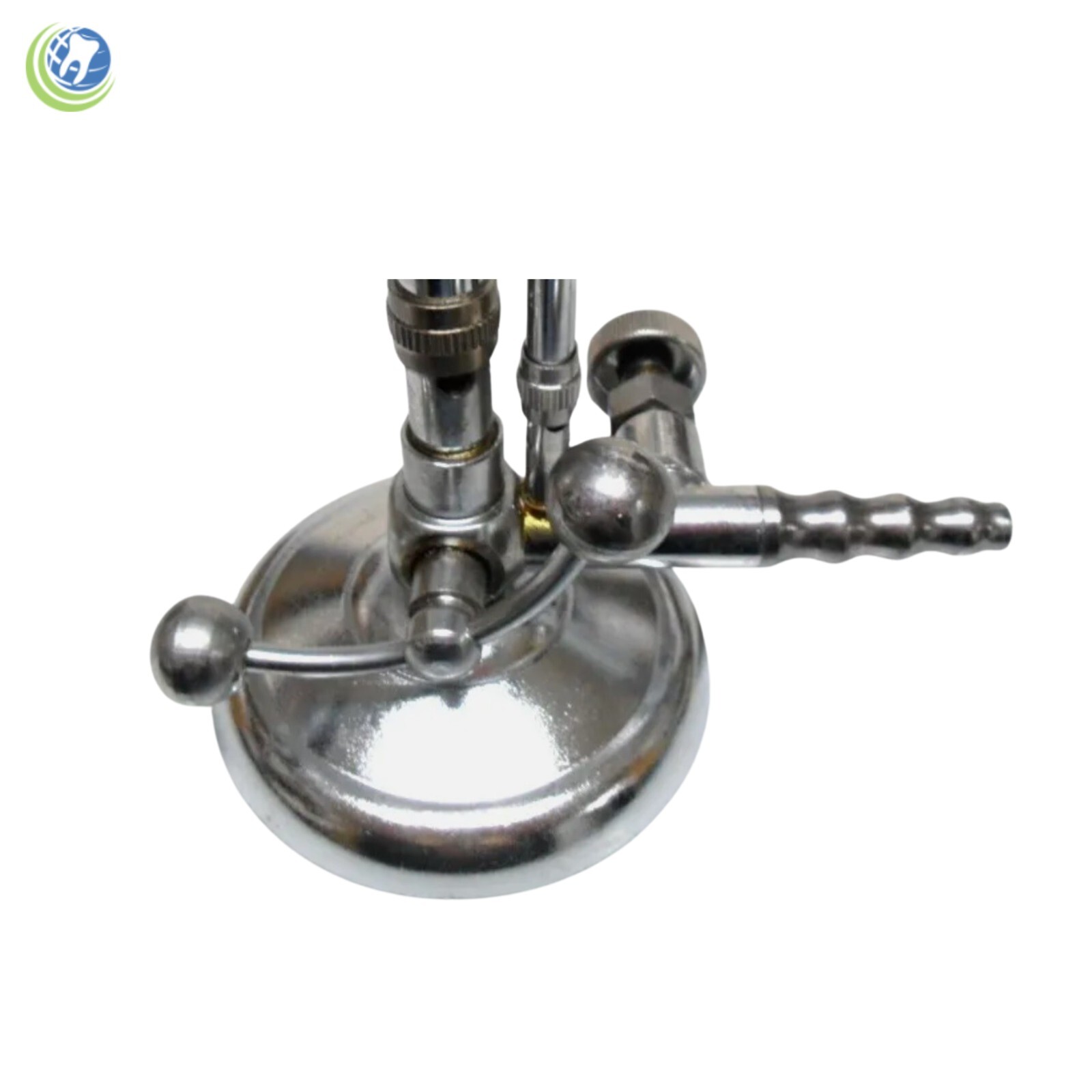 Dental Medical Laboratory Bunsen Burner for Natural Gas only w/ 2 Flame Controls