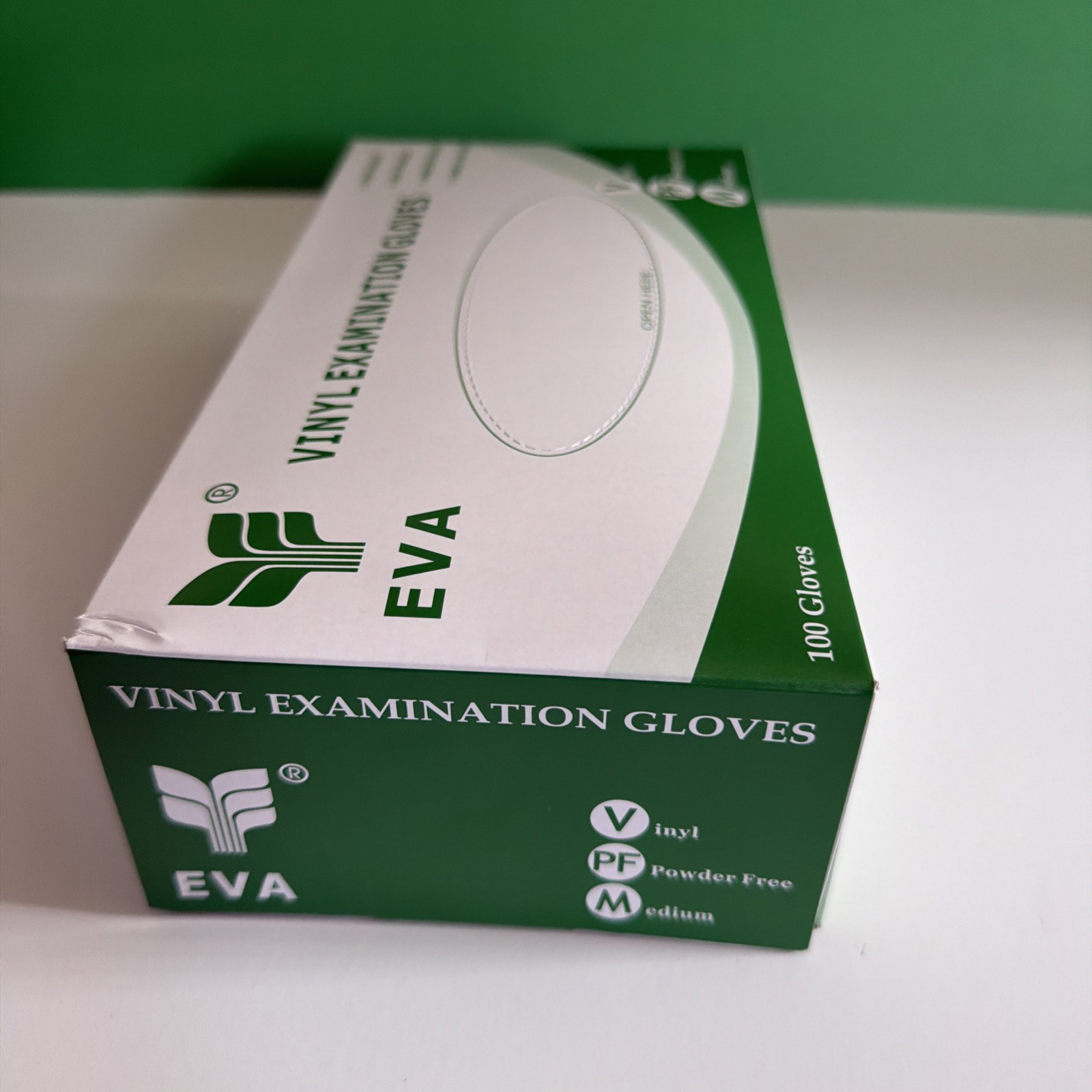Eva Vinyl Examination Gloves, 100/box Powder Free Vinyl Midium Disposable