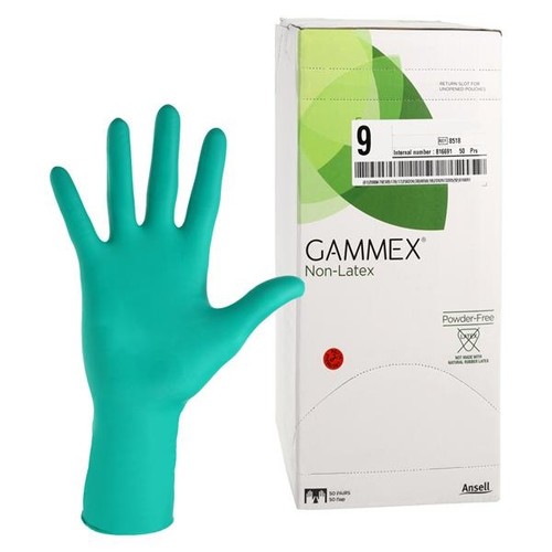 Ansell Perry 8518 Gammex Neoprene Surgical Gloves #9.0 Sterile 50/Box