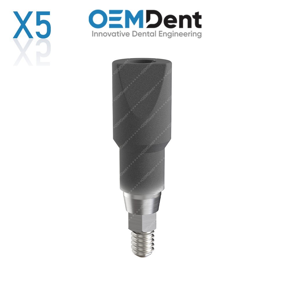 x5 Dental Fixture Titanium Scan Body Neodent® GM Compatible