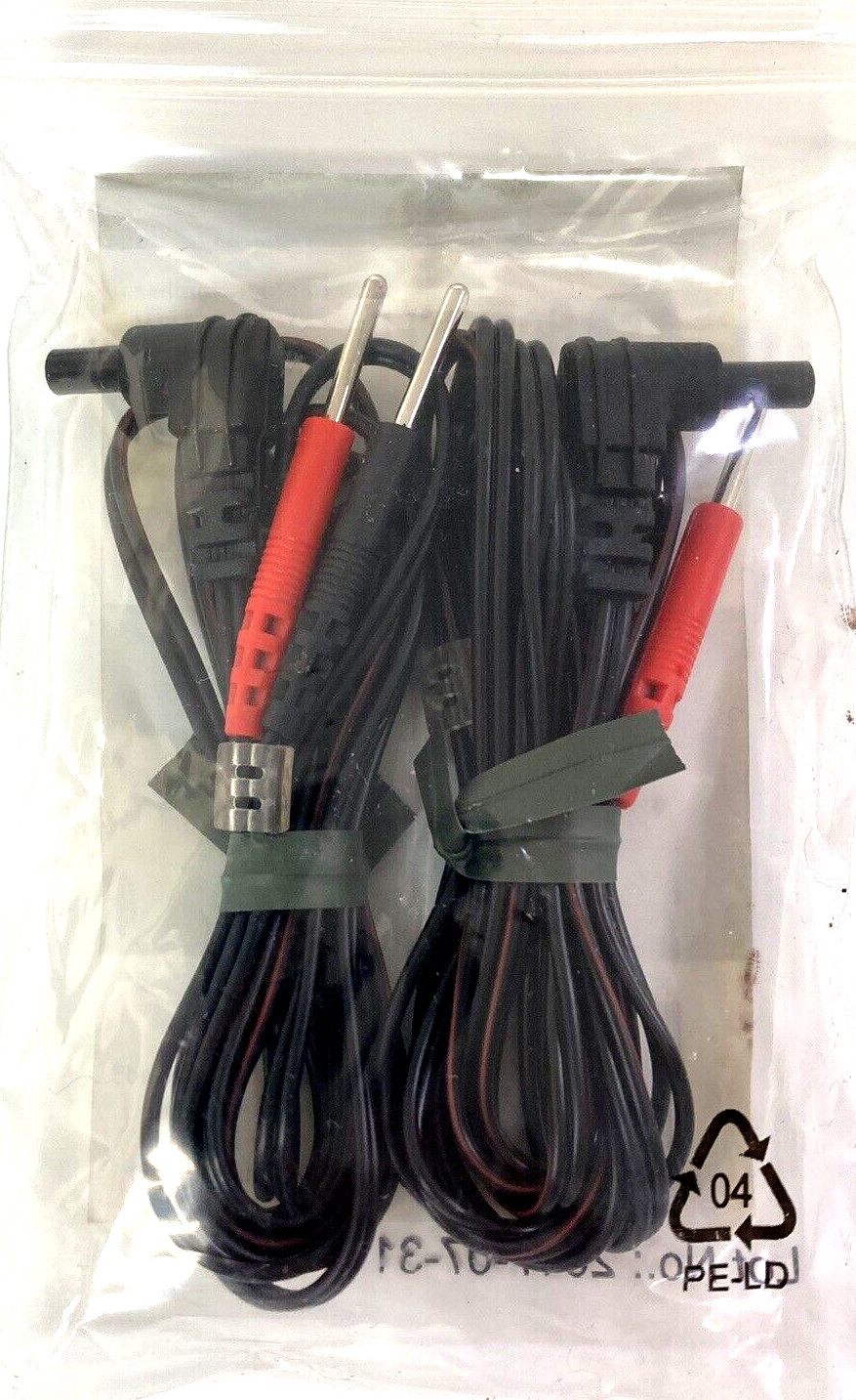 New,24 Premium Replacement Lead Wires,TENS,EMS,IF Units,45″ Length Blk,Free Ship