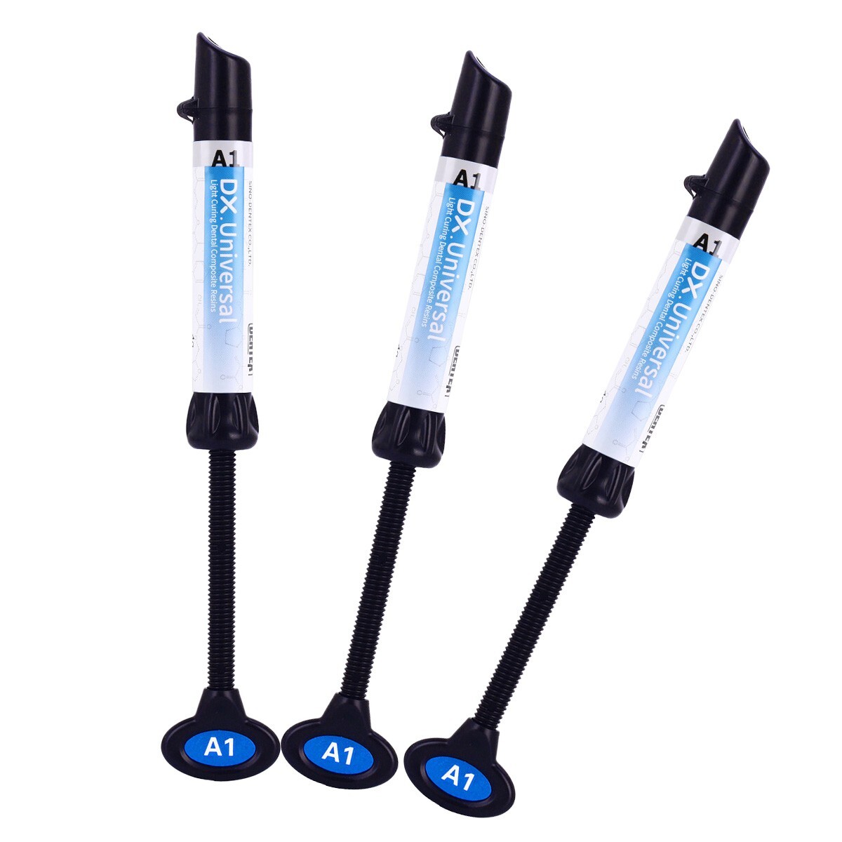 Dentex Dental Light Cure Universal Composite Resin Refill A1 Shade 4g/Syringe US